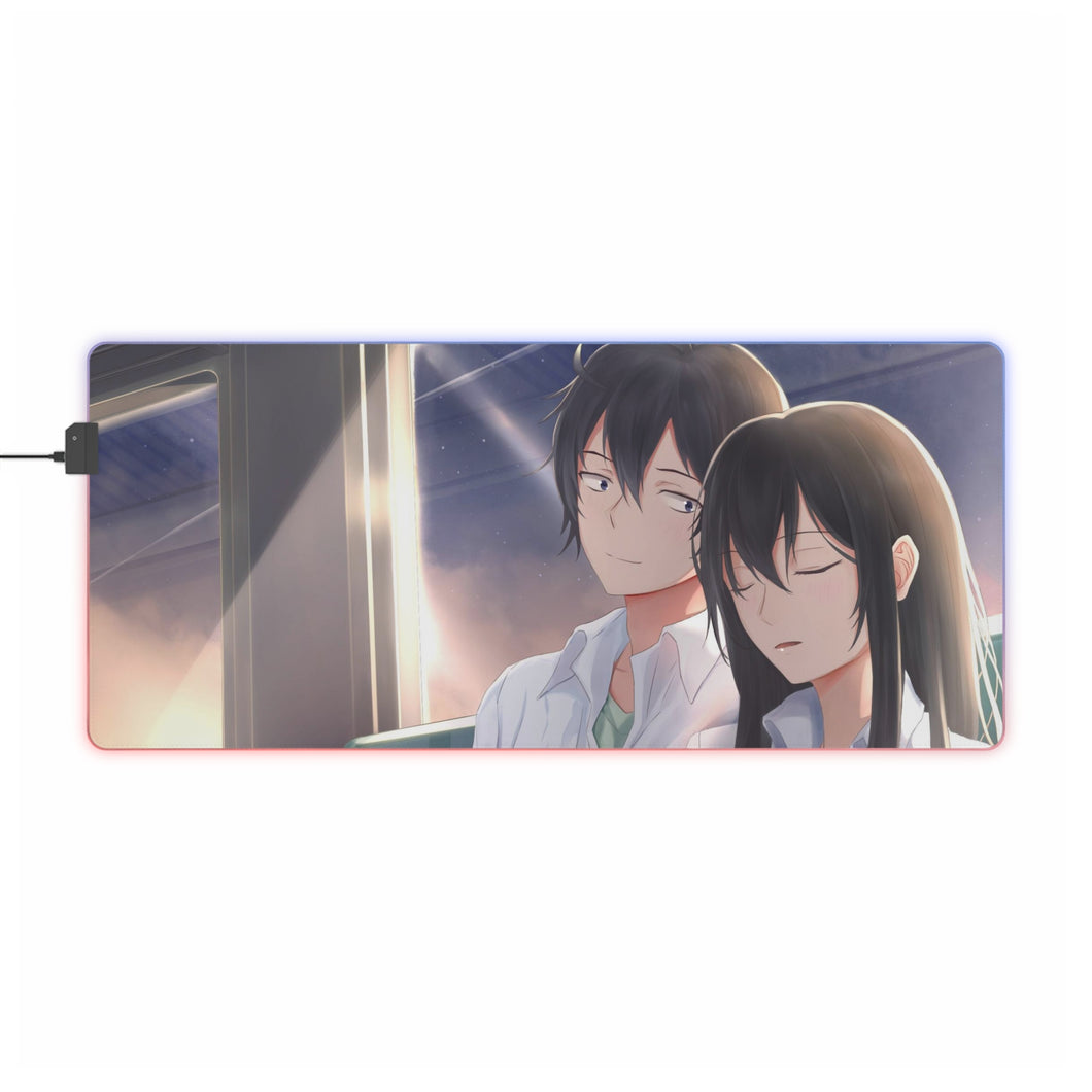 My Teen Romantic Comedy SNAFU Hachiman Hikigaya, Yukino Yukinoshita RGB LED Mouse Pad (Desk Mat)