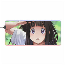 Load image into Gallery viewer, Hyouka Eru Chitanda RGB LED Mouse Pad (Desk Mat)

