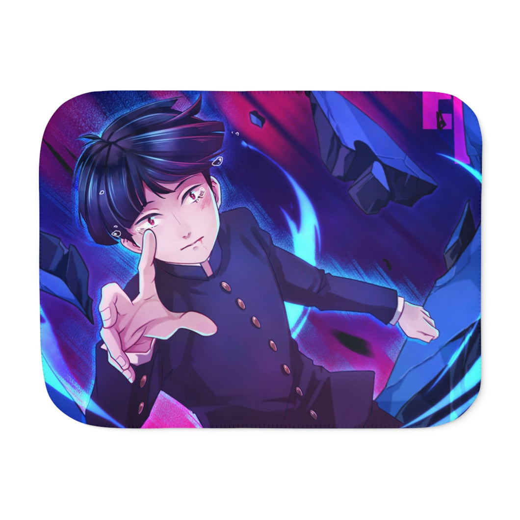 Mob Psycho 100 Shigeo Kageyama Sherpa Blanket