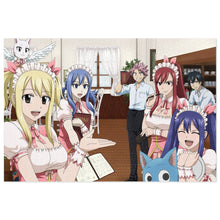 Load image into Gallery viewer, Fairy Tail Natsu Dragneel, Erza Scarlet, Gray Fullbuster, Lucy Heartfilia, Happy Jigsaw Puzzle
