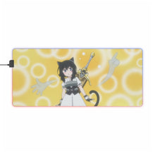 Load image into Gallery viewer, Reincarnated as a Sword RGB LED Mouse Pad (Desk Mat)
