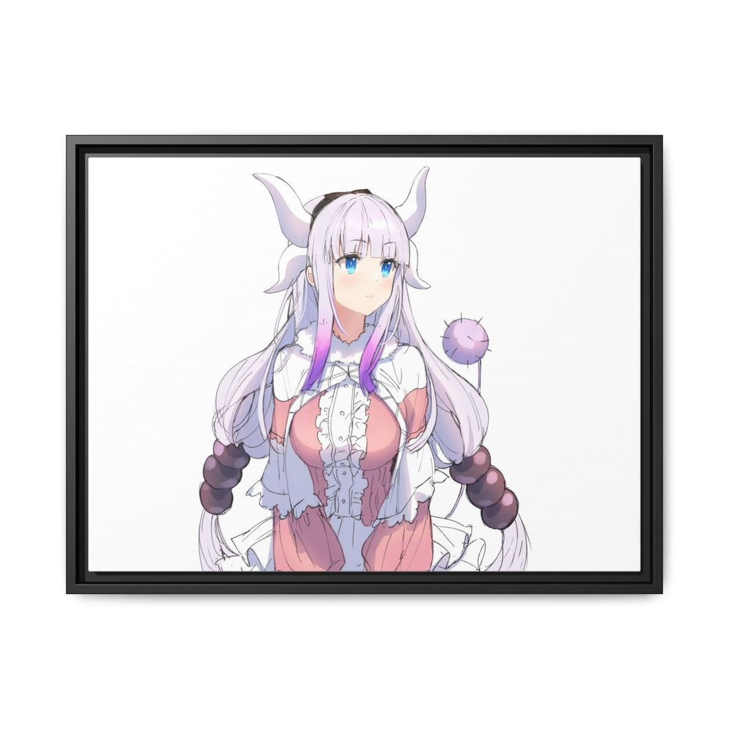 Miss Kobayashi's Dragon Maid Kanna Kamui, Kobayashi San Chi No Maid Dragon Canvas Framed Art Print