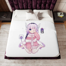 Load image into Gallery viewer, Miss Kobayashi&#39;s Dragon Maid Sherpa Blanket
