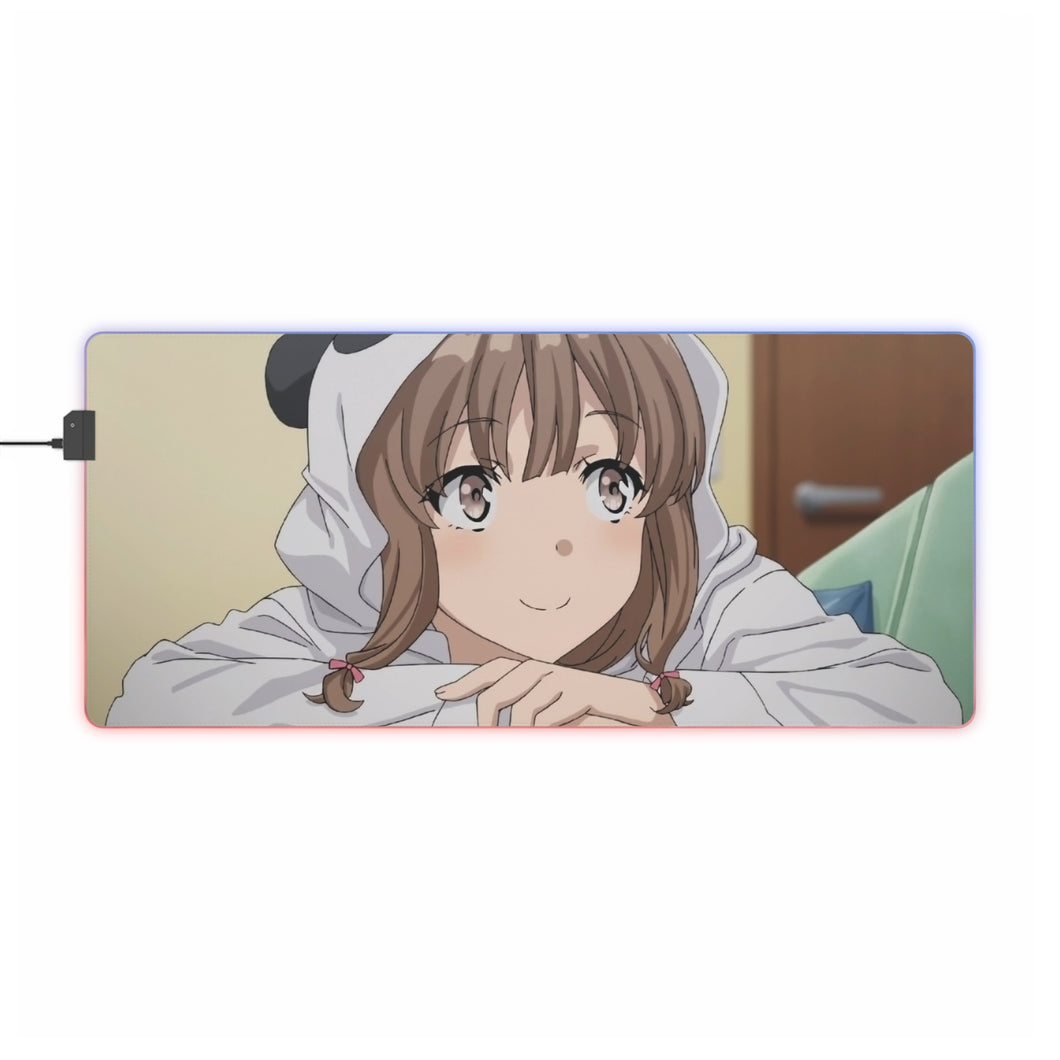 Kaede Azusagawa RGB LED Mouse Pad (Desk Mat)