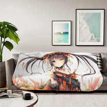 Load image into Gallery viewer, Kurumi Tokisaki Sherpa Blanket

