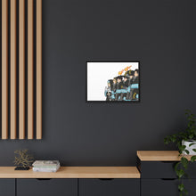 Load image into Gallery viewer, Fire Force Shinra Kusakabe, Iris, Arthur Boyle, Maki Oze, Akitaru Oubi Canvas Framed Art Print
