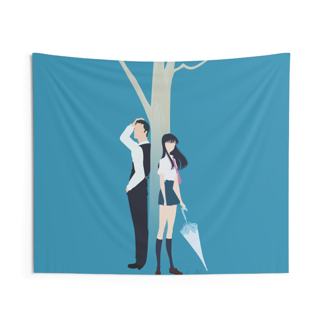 Anime After the Rain Indoor Wall Tapestry
