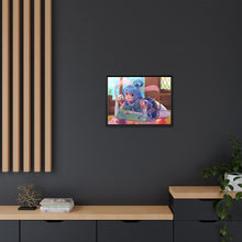 Load image into Gallery viewer, Aqua Canvas Framed Art Print
