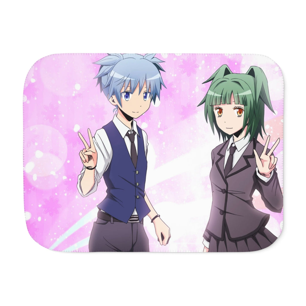 Assassination Classroom Nagisa Shiota, Kaede Kayano Sherpa Blanket