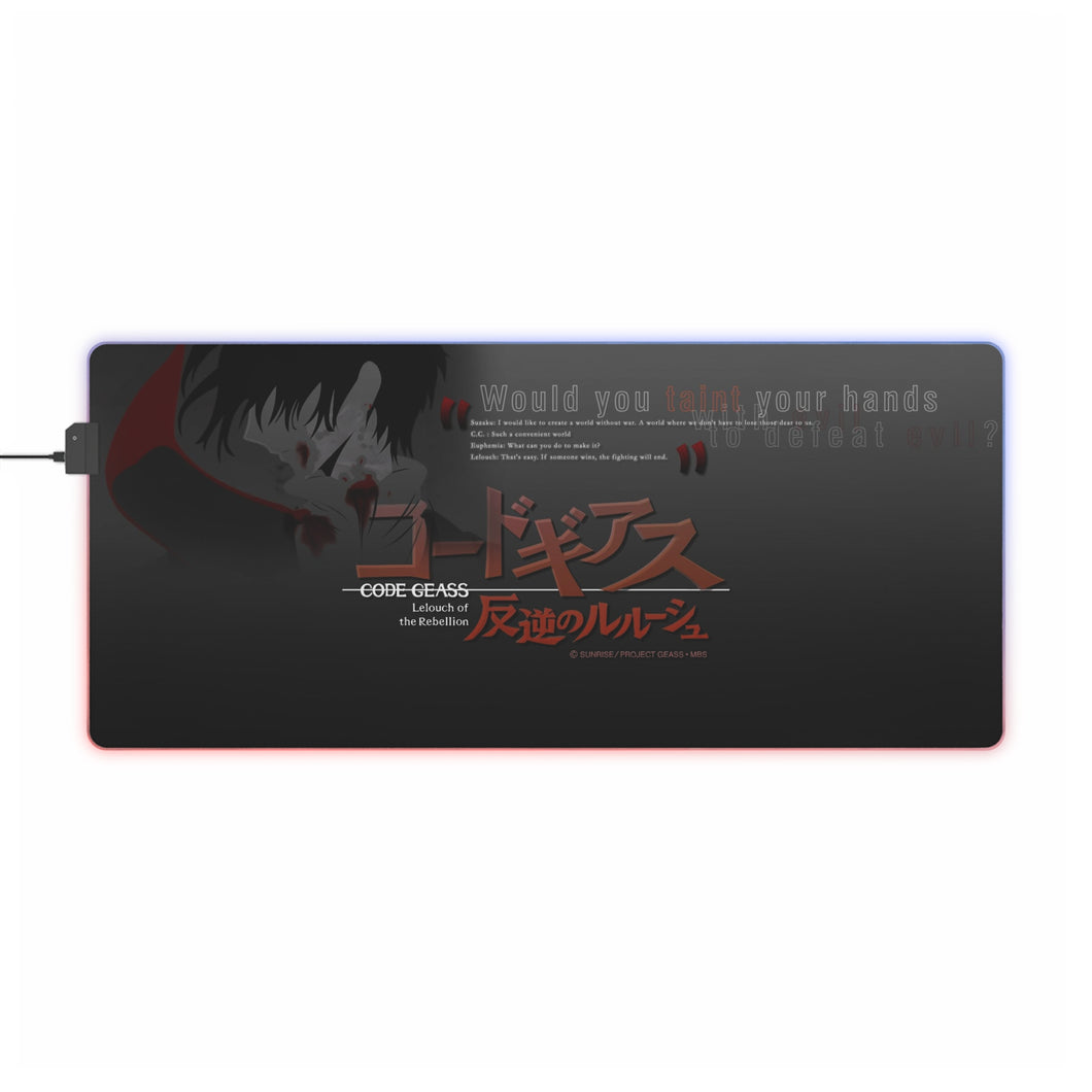 Code Geass RGB LED Mouse Pad (Desk Mat)