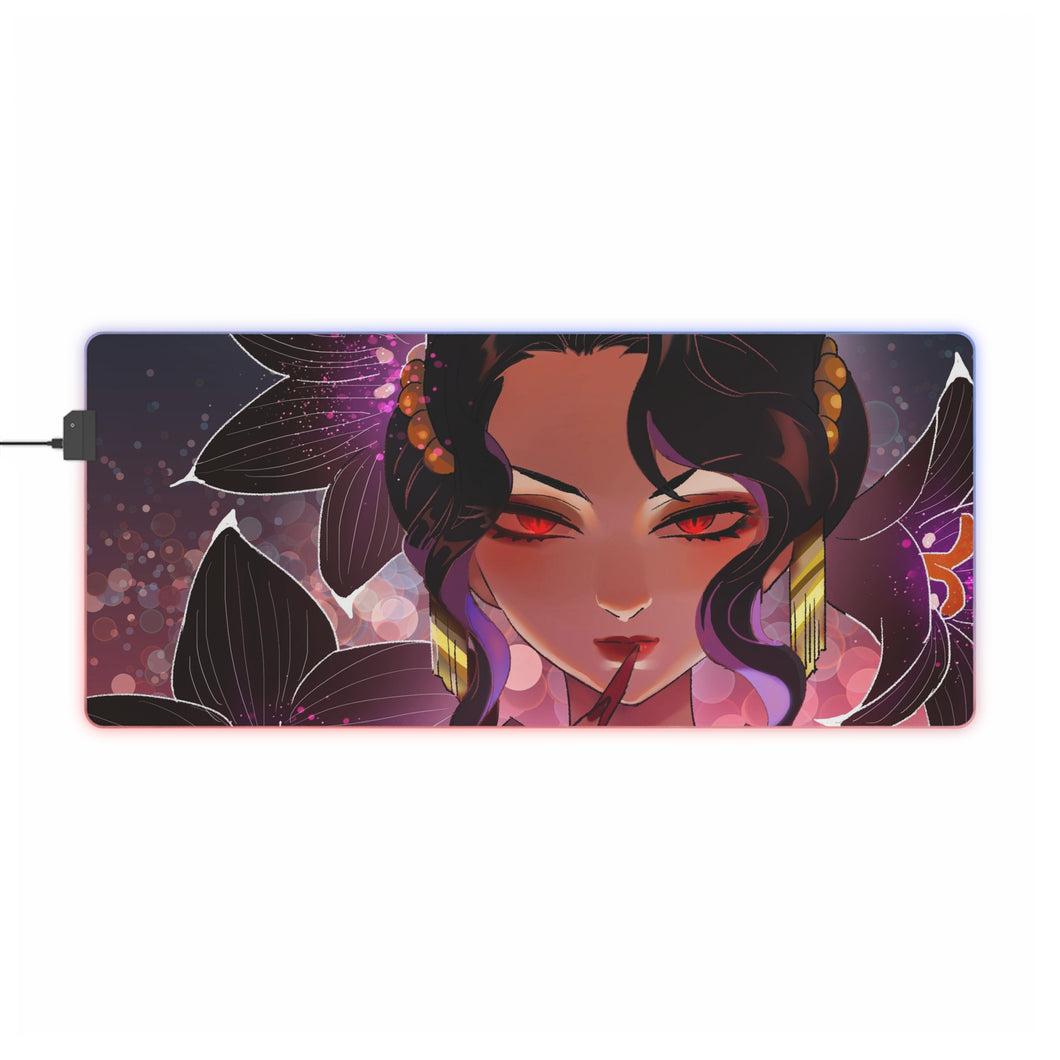 Muzan Kibutsuji RGB LED Mouse Pad (Desk Mat)
