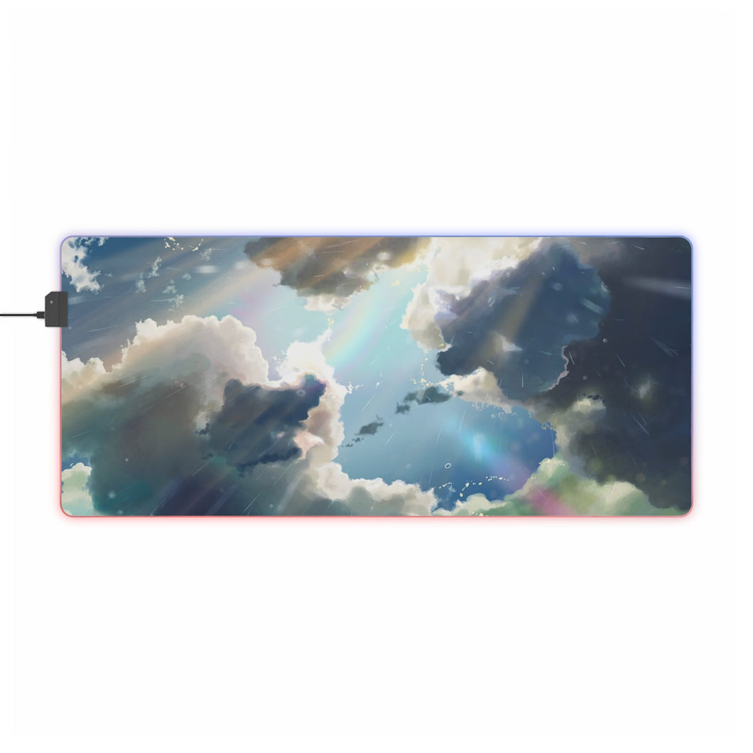 The Garden Of Words RGB LED Mouse Pad (Desk Mat)
