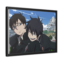 Load image into Gallery viewer, Blue Exorcist Canvas Framed Art Print
