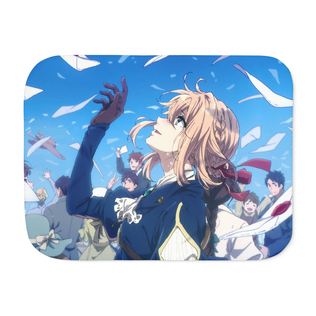 Violet Evergarden Violet Evergarden Sherpa Blanket