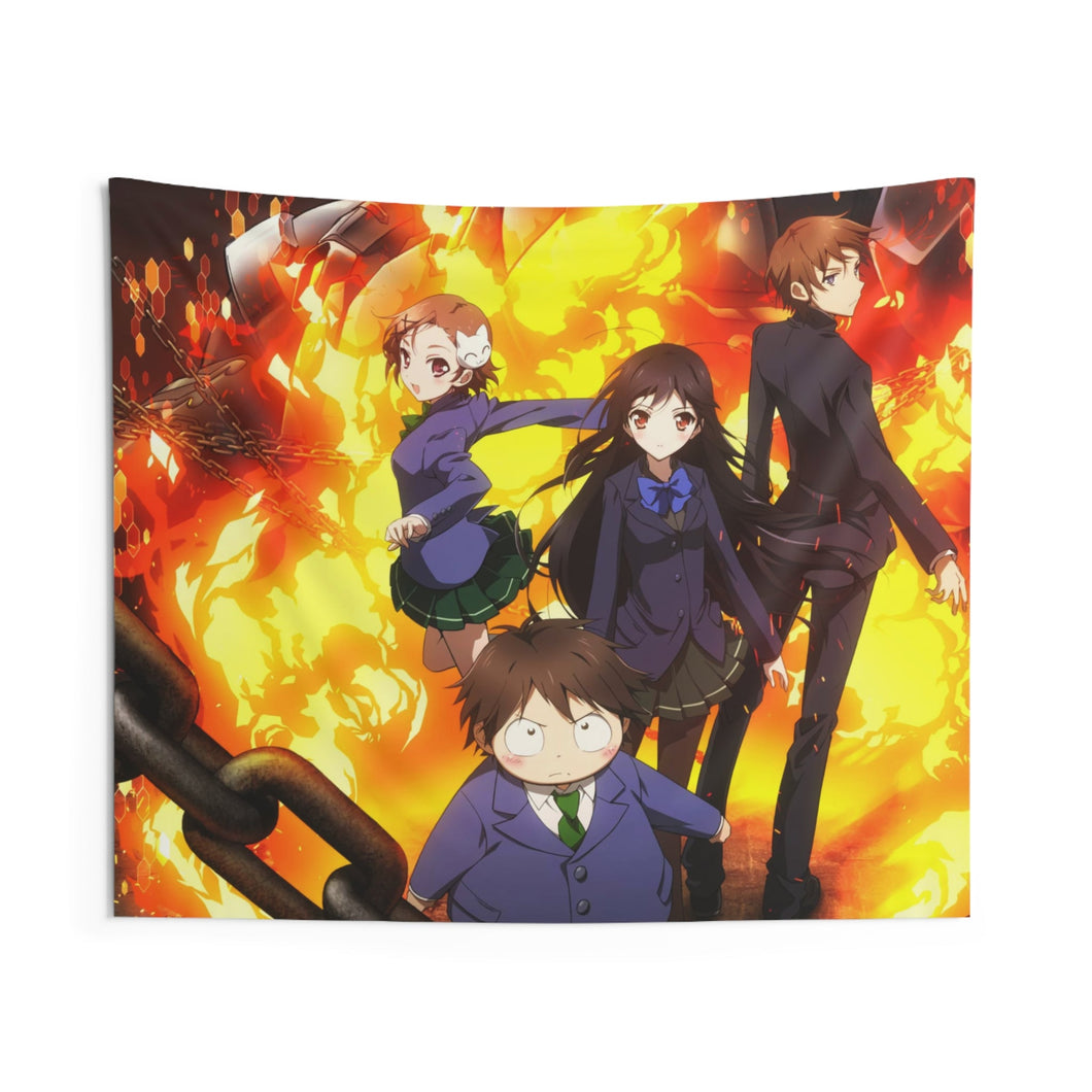 Accel World Kuroyukihime, Haruyuki Arita, Chiyuri Kurashima, Takumu Mayuzumi Indoor Wall Tapestry