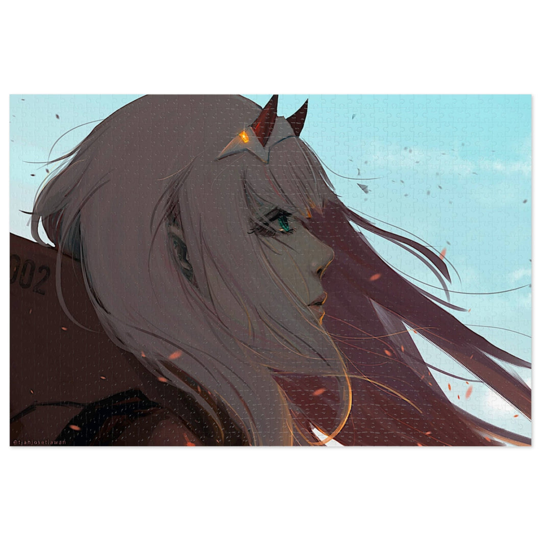 Zero Two Fanart Jigsaw Puzzle