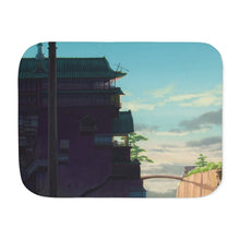 Load image into Gallery viewer, Anime Spirited Awayr Sherpa Blanket
