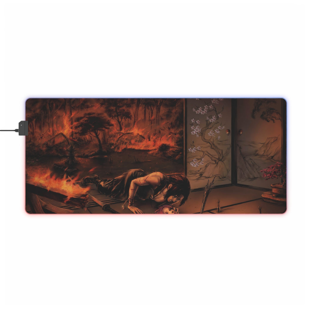 Anime Naruto RGB LED Mouse Pad (Desk Mat)