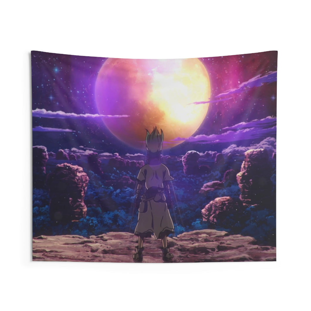 Dr. Stone Indoor Wall Tapestry