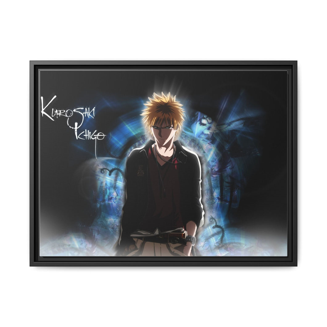Ichigo Kurosaki - Illumination Canvas Framed Art Print
