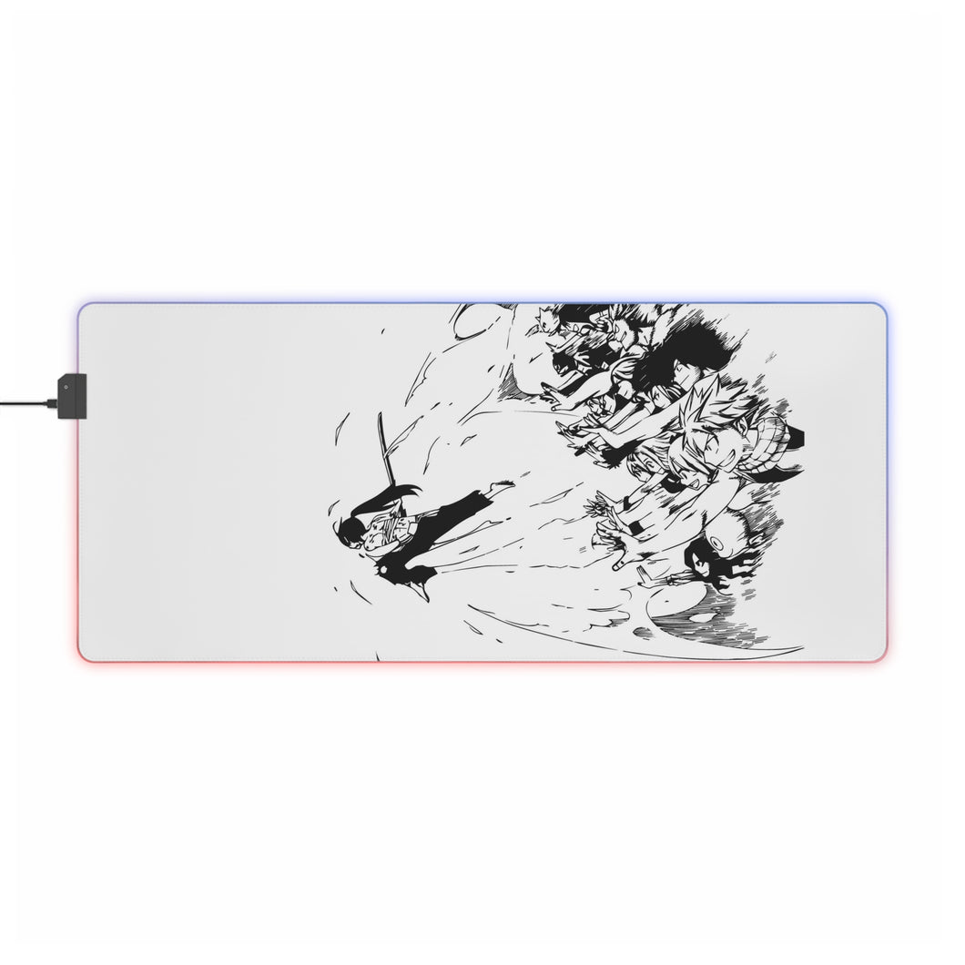 Charles, Juvia Lockser, Lisanna Strauss and Mirajane Strauss RGB LED Mouse Pad (Desk Mat)