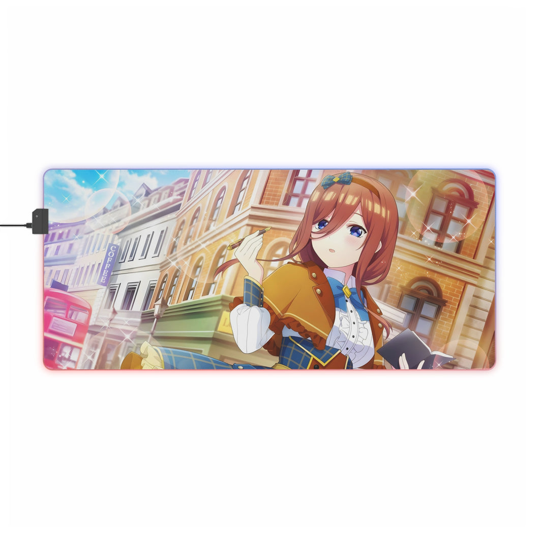 The Quintessential Quintuplets RGB LED Mouse Pad (Desk Mat)