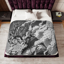 Load image into Gallery viewer, All Might Plus Ultra Sherpa Blanket
