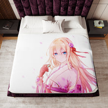 Load image into Gallery viewer, Anime Violet Evergarden Sherpa Blanket
