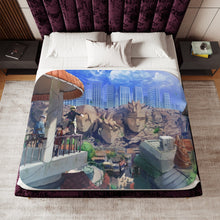 Load image into Gallery viewer, Anime Boruto Sherpa Blanket
