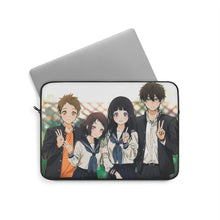 Load image into Gallery viewer, Hyouka Eru Chitanda, Satoshi Fukube, Mayaka Ibara Laptop Sleeve
