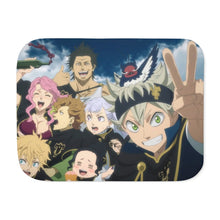 Load image into Gallery viewer, Black Clover Asta, Noelle Silva, Yami Sukehiro, Luck Voltia Sherpa Blanket
