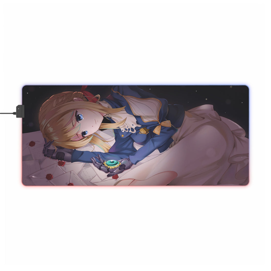 Violet Evergarden RGB LED Mouse Pad (Desk Mat)