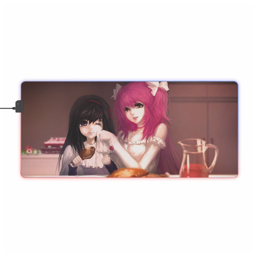 Puella Magi Madoka Magica RGB LED Mouse Pad (Desk Mat)
