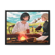 Howl's Moving Castle Canvas Framed Art Print