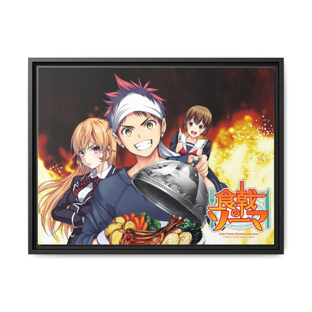 Food Wars: Shokugeki no Soma Canvas Framed Art Print