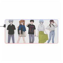 Load image into Gallery viewer, Anime Neon Genesis Evangelion RGB LED Mouse Pad (Desk Mat)
