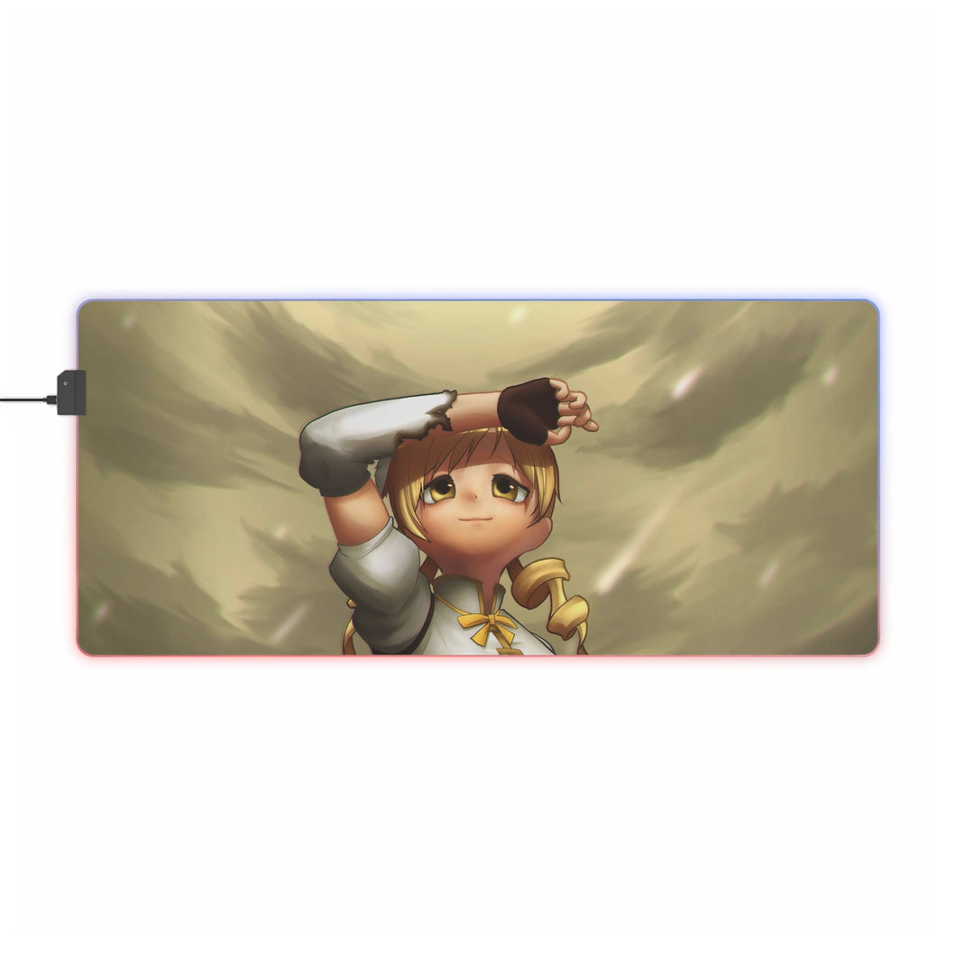 Puella Magi Madoka Magica Mami Tomoe RGB LED Mouse Pad (Desk Mat)