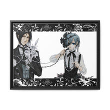 Load image into Gallery viewer, Anime Black Butler Canvas Framed Art Print
