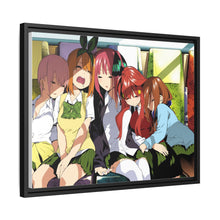 Load image into Gallery viewer, The Quintessential Quintuplets Canvas Framed Art Print
