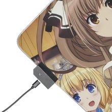 Load image into Gallery viewer, Amagi Brilliant Park Isuzu Sento, Seiya Kanie, Latifa Fleuranza, Tiramie, Moffle RGB LED Mouse Pad (Desk Mat)
