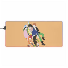 Load image into Gallery viewer, Mob Psycho 100 Shigeo Kageyama, Ritsu Kageyama, Teruki Hanazawa RGB LED Mouse Pad (Desk Mat)
