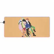 Mob Psycho 100 Shigeo Kageyama, Ritsu Kageyama, Teruki Hanazawa RGB LED Mouse Pad (Desk Mat)