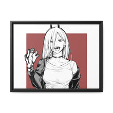 Load image into Gallery viewer, Anime Chainsaw Man Canvas Framed Art Print
