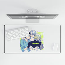 Load image into Gallery viewer, Yuri!!! On Ice Victor Nikiforov, Yuri Plisetsky, Yuuri Katsuki Mouse Pad (Desk Mat)
