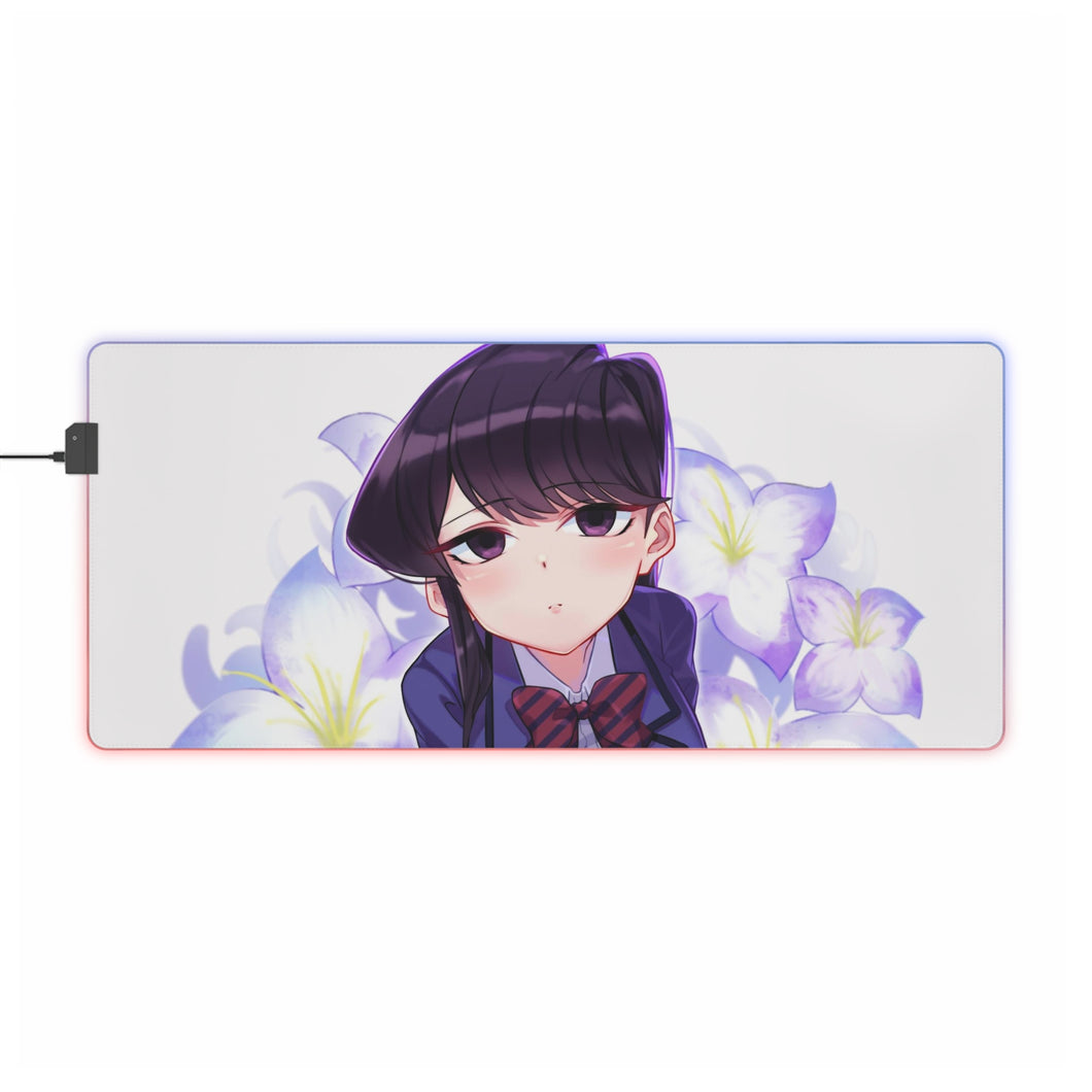 Komi Can't Communicate Komi Shouko RGB LED Mouse Pad (Desk Mat)