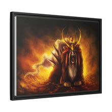Load image into Gallery viewer, The holy guardian of the sacred fire Canvas Framed Art Print

