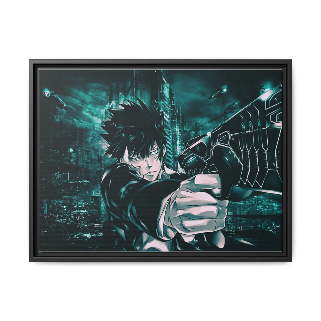 Shinya Kogami Canvas Framed Art Print