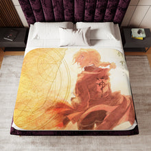 Load image into Gallery viewer, Anime FullMetal Alchemistr Sherpa Blanket
