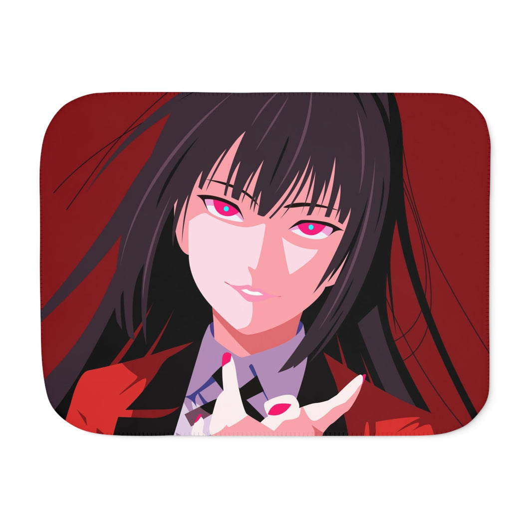 Anime Kakegurui Sherpa Blanket