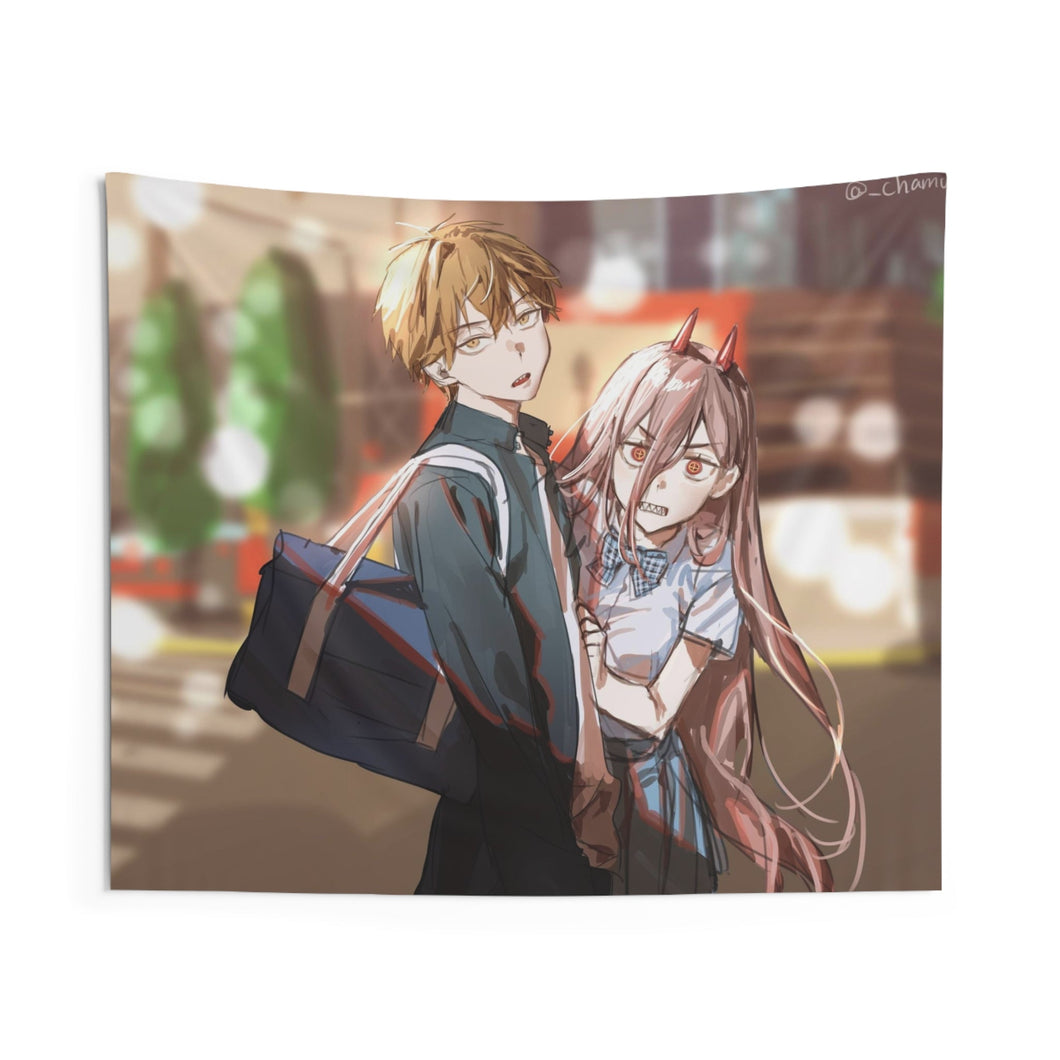 Anime Chainsaw Man Indoor Wall Tapestry